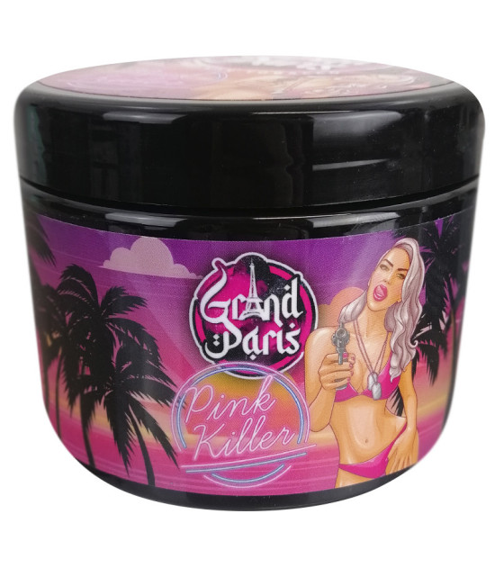 Shisha-Aroma ohne Nikotin – Grand Paris – Pink Killer (Mango, gelbe Melone, Passionsfrucht, Minze) 200 g