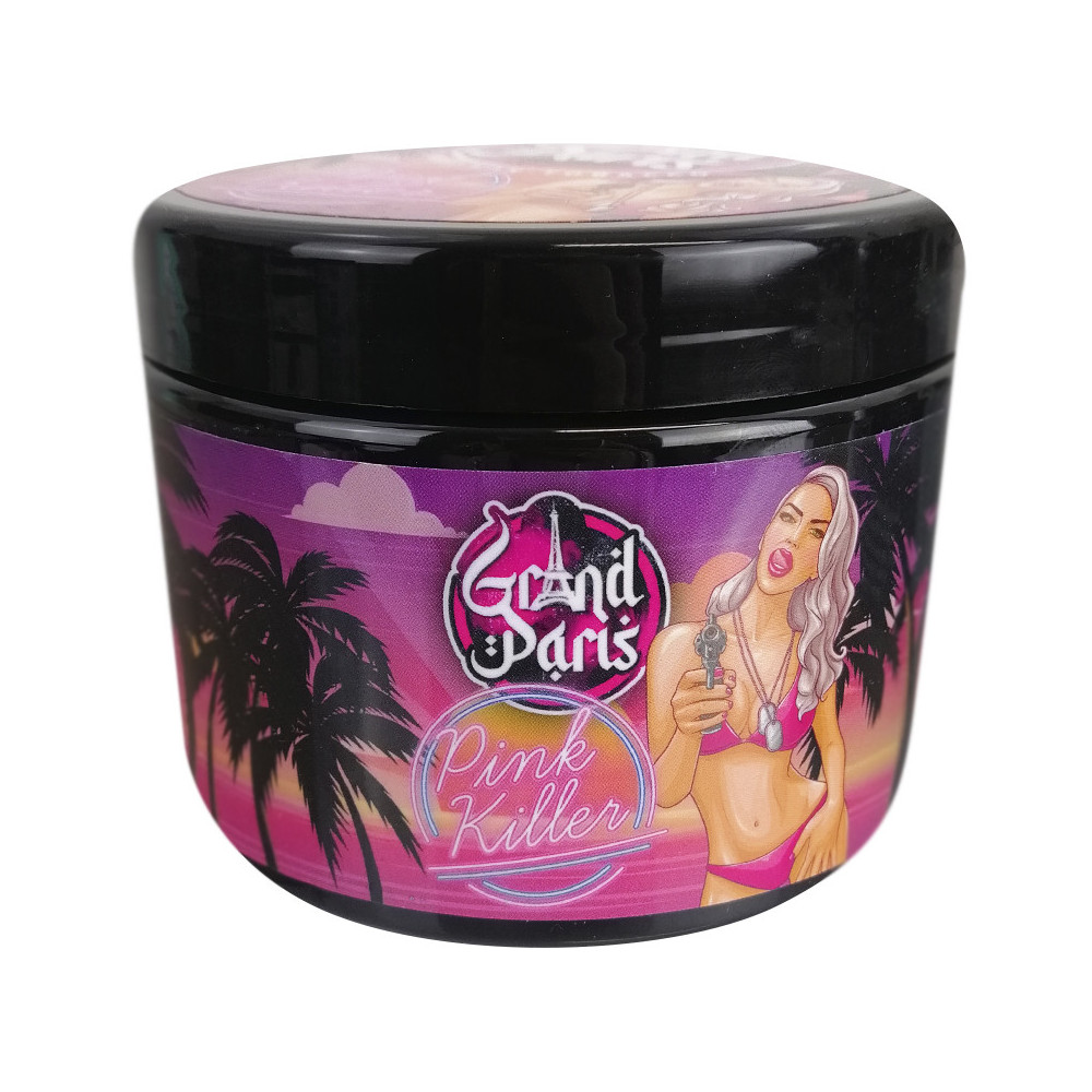 Shisha-Aroma ohne Nikotin – Grand Paris – Pink Killer (Mango, gelbe Melone, Passionsfrucht, Minze) 200 g