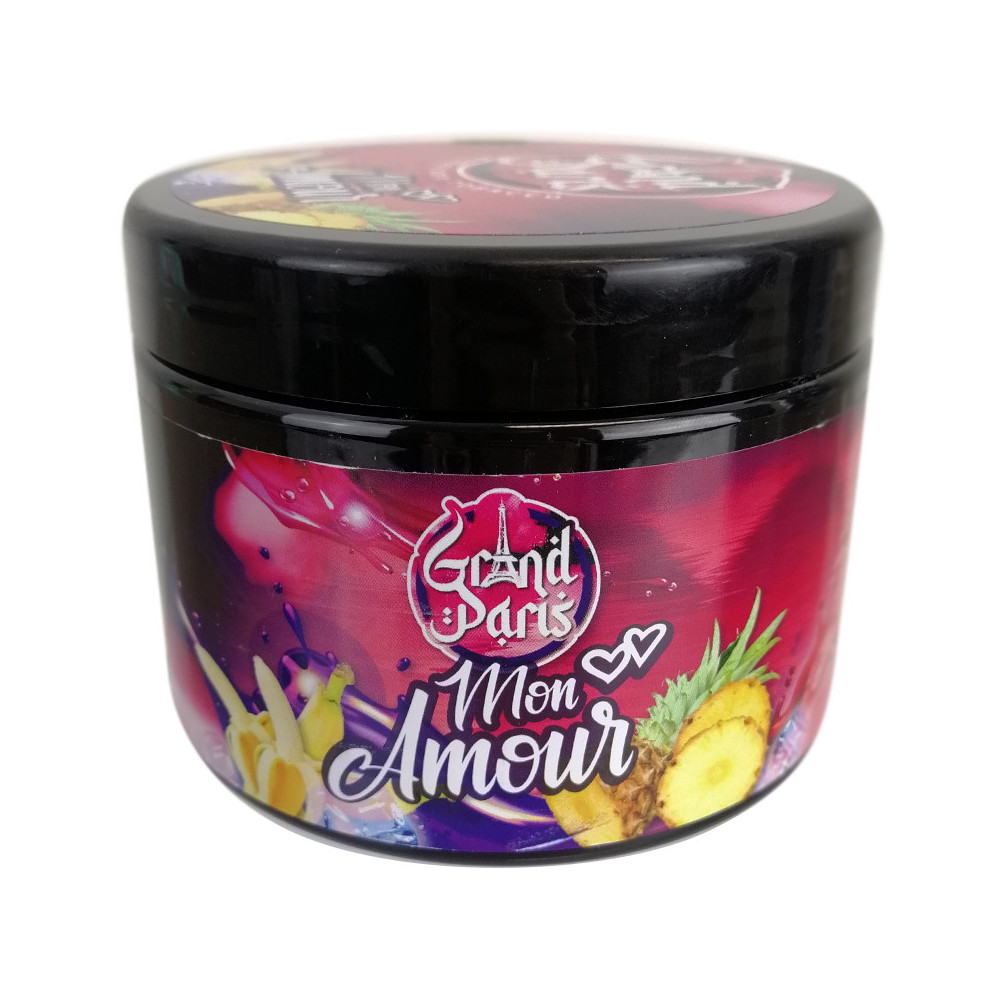 Shisha-Aroma ohne Nikotin – Grand Paris – Mon Amour (Banane, Minze, Ananas) 200 g
