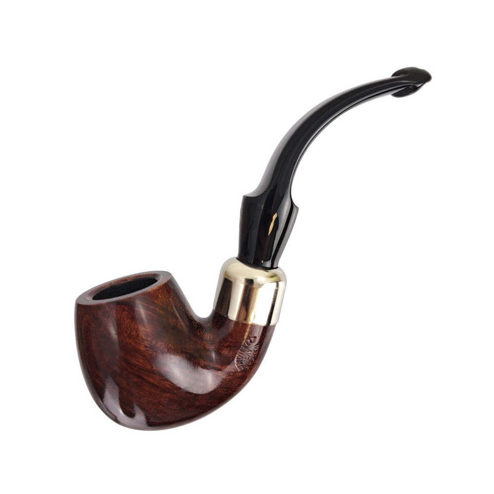 Tabakpfeife Savinelli New Dry System Glatt Dunkelbraun 9mm