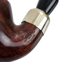 Tabakpfeife Savinelli New Dry System Glatt Dunkelbraun 9mm