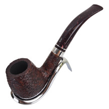 Tabakpfeife Savinelli Bacco Rustic Dunkelbraun 9 mm