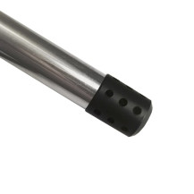 Wasserpfeife KAYA Shisha Caro - schwarz rot 56cm