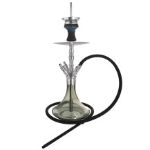 Hookah Kaya Shisha 480CC INOX Giza Silber Hellgrau 4S 57cm