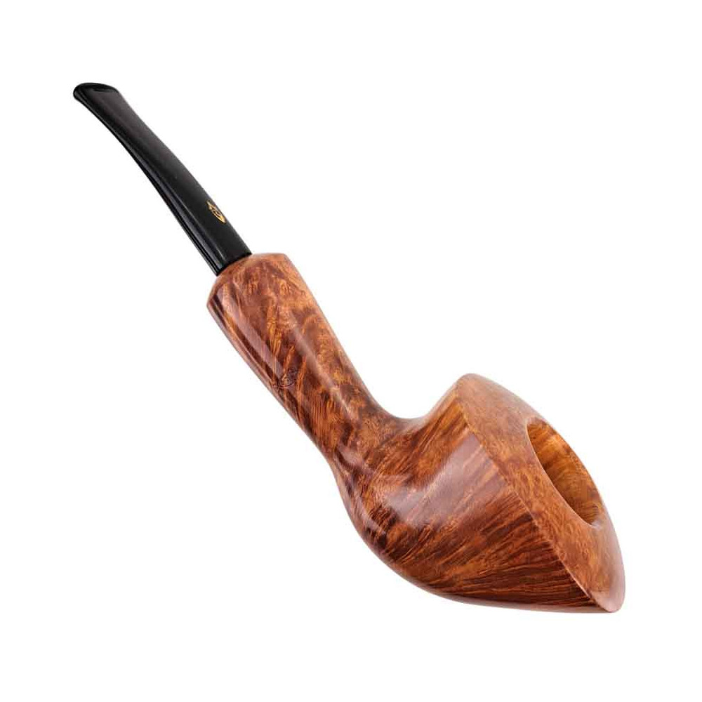 Tabakpfeife Savinelli Artisan Smooth Brown 0002, 3 mm – Seitenansicht