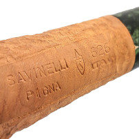 Savinelli Pigna 9mm Tabakpfeife – Detail der eingravierten Pfeifenmarkierung