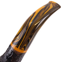 Savinelli Tigre Rusticated Black Tabakpfeife 9 mm – Details zum Mundstück