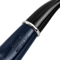 Savinelli Arcobaleno Blue 9mm Tabakpfeife - Detail der eingravierten Pfeifenmarkierung