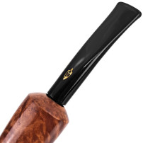 Tabakpfeife Savinelli Artisan Smooth Brown 0002, 3 mm – Detail des Mundstücks