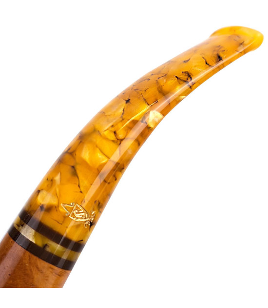 Savinelli Miele Honey 9mm Tabakpfeife – Mundstückdetail