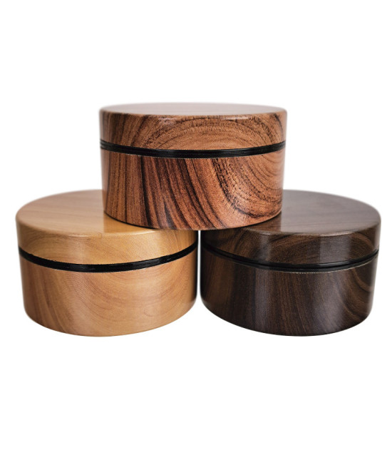 Schleifmaschine aus Acryl und Holz