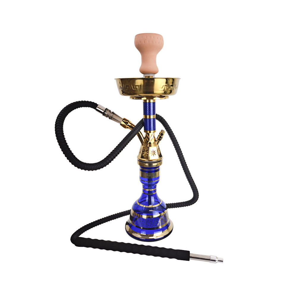 Cleopatra Shisha Blue Hookah - 50 cm