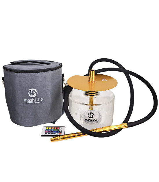MS Mignon MaShisha Wasserpfeife - Gold