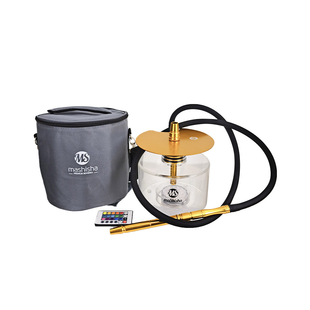 MS Mignon MaShisha Wasserpfeife - Gold