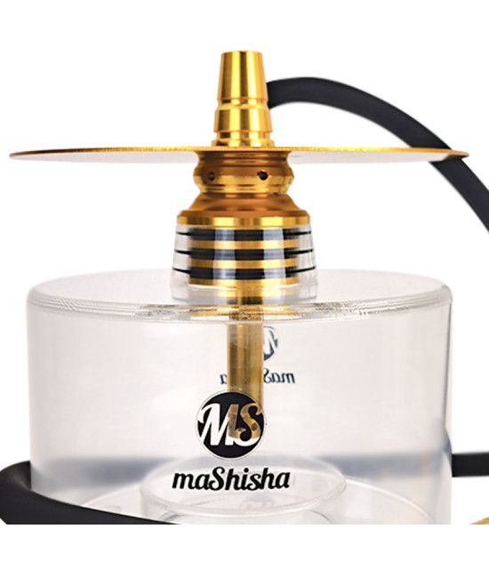 MS Mignon MaShisha Wasserpfeife - Gold