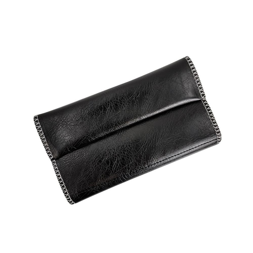 Etui für Tabak und Zigarettenpapier, klassisch schwarz