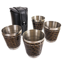 Geschenkset Lederstiefel 4-teilig