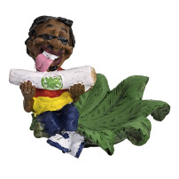 Lustiger Keramik-Aschenbecher Rastafari mit Joint 6914
