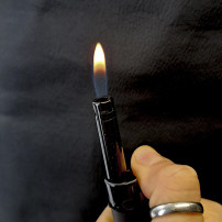 Clipper Tube Feuerzeug, schwarz, Soft-Touch