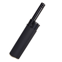 Clipper Tube Feuerzeug, schwarz, Soft-Touch