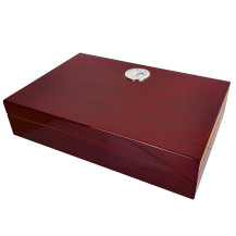 Zigarrenhumidor Kirschholzfurnier 25 Bordeaux (25,8 x 17,3 x 5,7 cm)