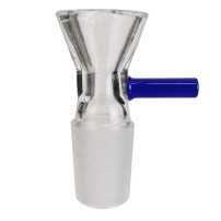 Blauer Bongo-Kessel mit Griff (10043) NS19mm