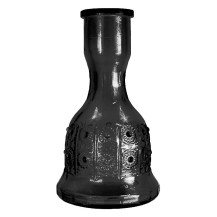 Kamelfarbene Wasserpfeifenvase – schwarz