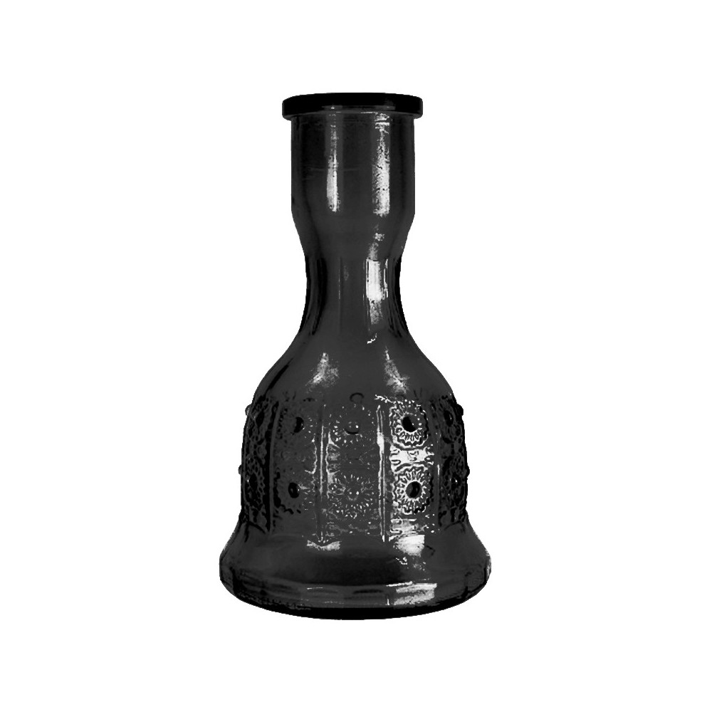 Kamelfarbene Wasserpfeifenvase – schwarz