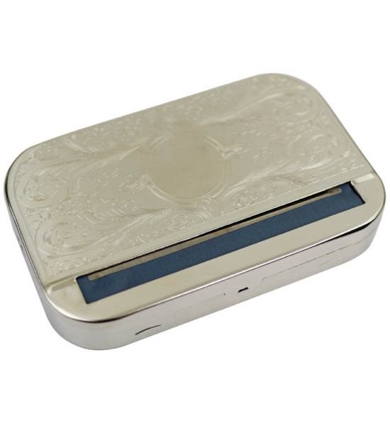 Rollbox / Schnupftabakdose aus Metall, 110 mm - Seitenansicht