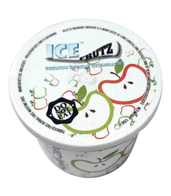 Ice Frutz Hookah Gel 120 g Apple Zero - Zwei Äpfel und Minze