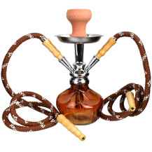 Mya Saray Shisha - 32 cm Amber (braun) Doppelschlauch