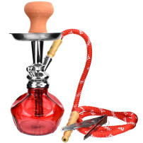 Mya Saray Wasserpfeife - Rot 32 cm