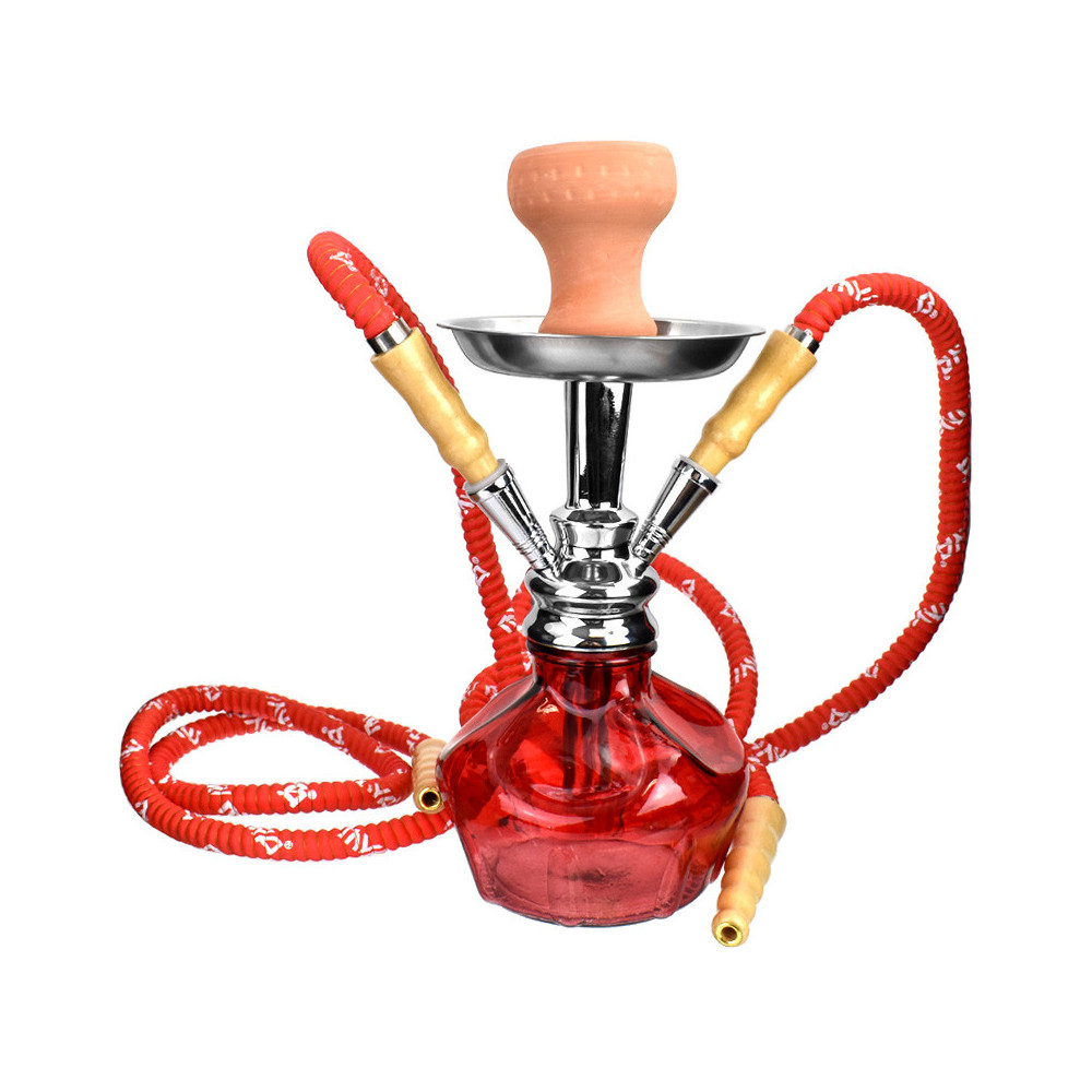Mya Saray Shisha - 32 cm roter Doppelschlauch