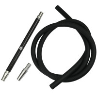 Shisha-Schlauch Carbon Silikon Schwarz