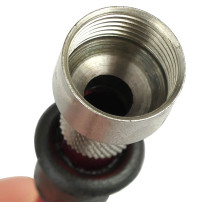 Bong-Pfeife aus Aluminium, 12 cm