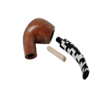 Pfeife SAVINELLA Pulcinella Glatt nat 9mm