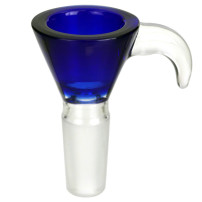 Bong-Pfeife mit Endstück NS 14 - Blau