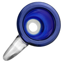 Bong-Pfeife mit Endstück NS 14 - Blau