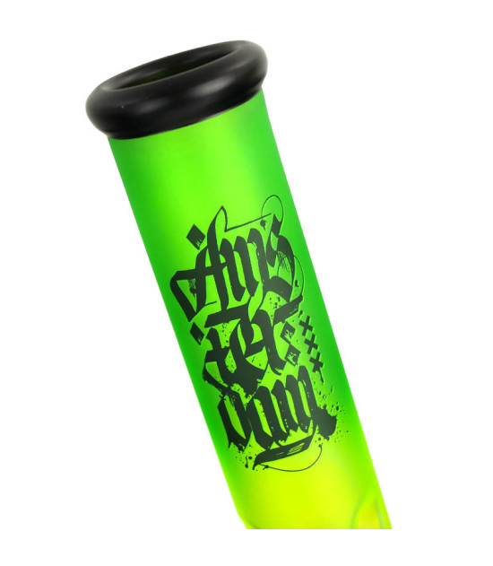 Glas-Bongo Amsterdam 40 cm Rasta/Schwarz