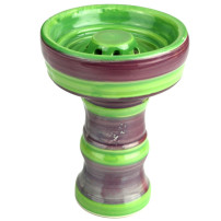 Shisha-Krone Keramik Lila - Grün