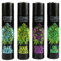 Clipper Feuerzeugserie STRAINS 4 Stück