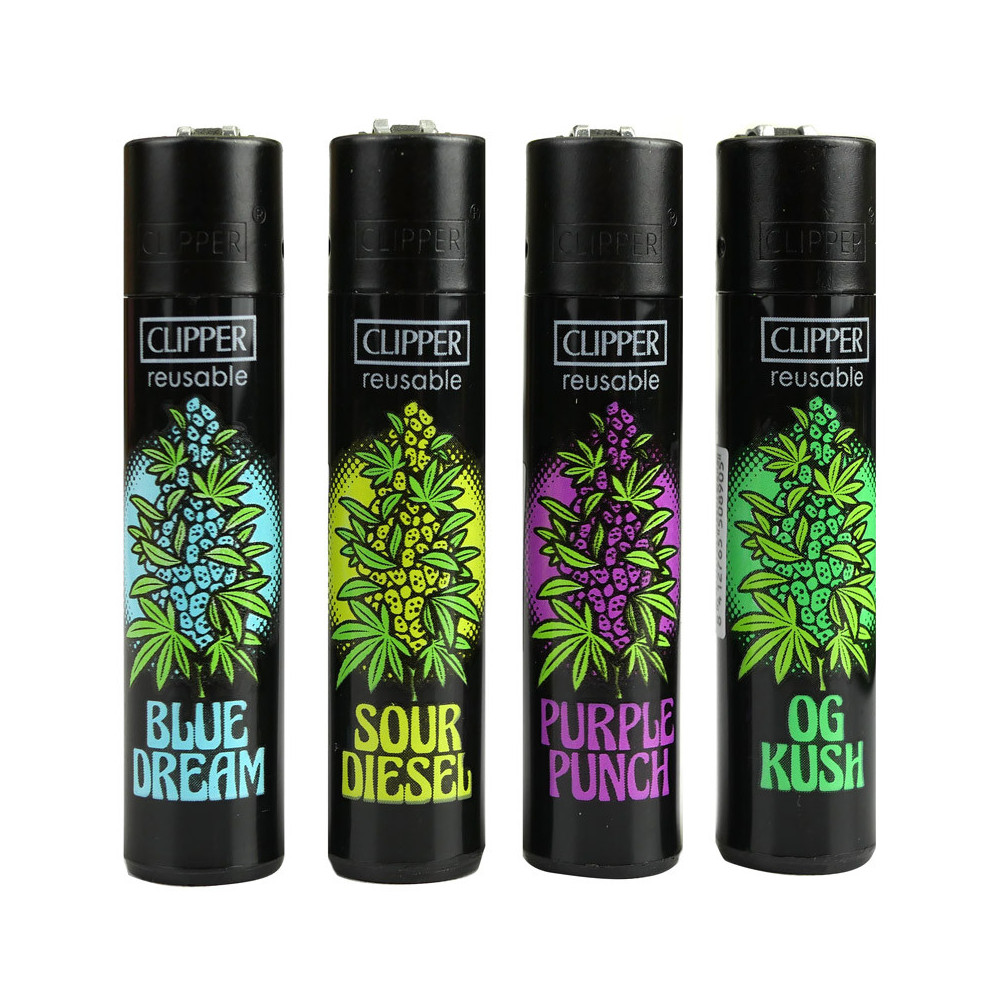 Clipper Feuerzeugserie STRAINS 4 Stück