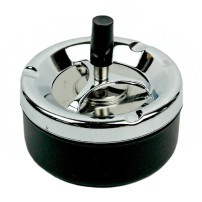 Schwarzer drehbarer Mini-Aschenbecher