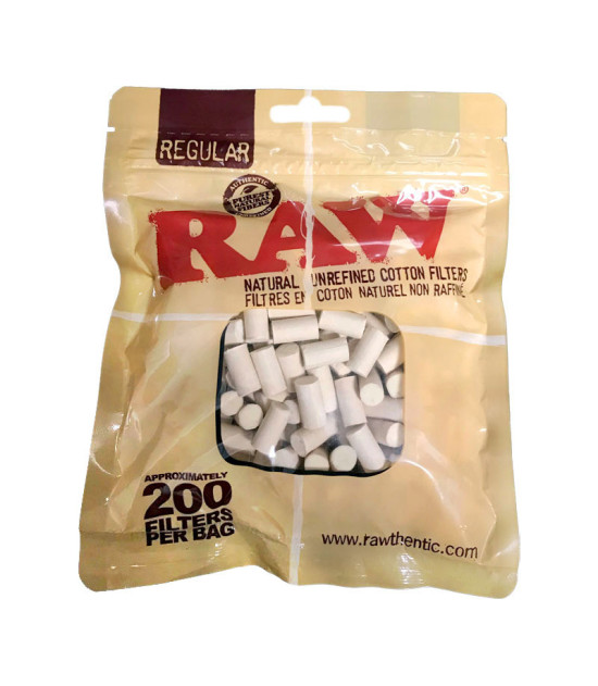 RAW Standard-Zigarettenfilter, 200 Stück
