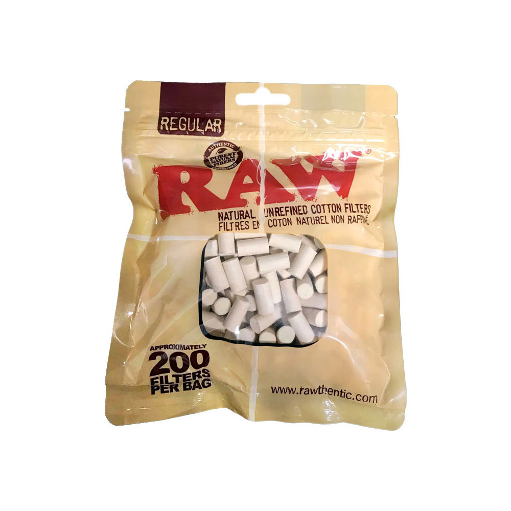 RAW Standard-Zigarettenfilter, 200 Stück