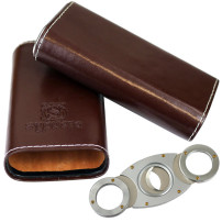 Sypuera Brown SET Zigarrenset: Zigarrenetui und Cutter