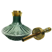 Hookah Amy Deluxe Fusion Shine Mini Schwarz - Wasserpfeifenvase und Diffusor