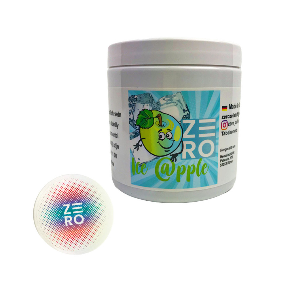 ZERO Shisha-Zellulosefüllung – Eisapfel 200 g