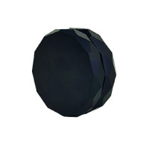 Aluminium-Grinder, 2-teilig, 63 mm, schwarz