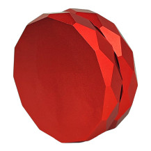 Aluminium-Grinder, 2-teilig, 63 mm, rot